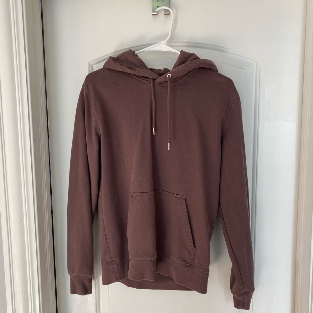 Everlane | Uniform Hoodie Sweatshirt Purple Small Unisex